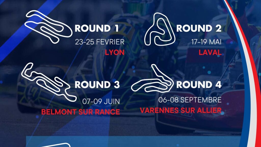 CALENDRIER IAME SERIES FRANCE 2024 KartActu